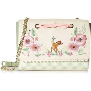 Disney Bambi Spring Time Gingham Crossbody Bag Loungefly